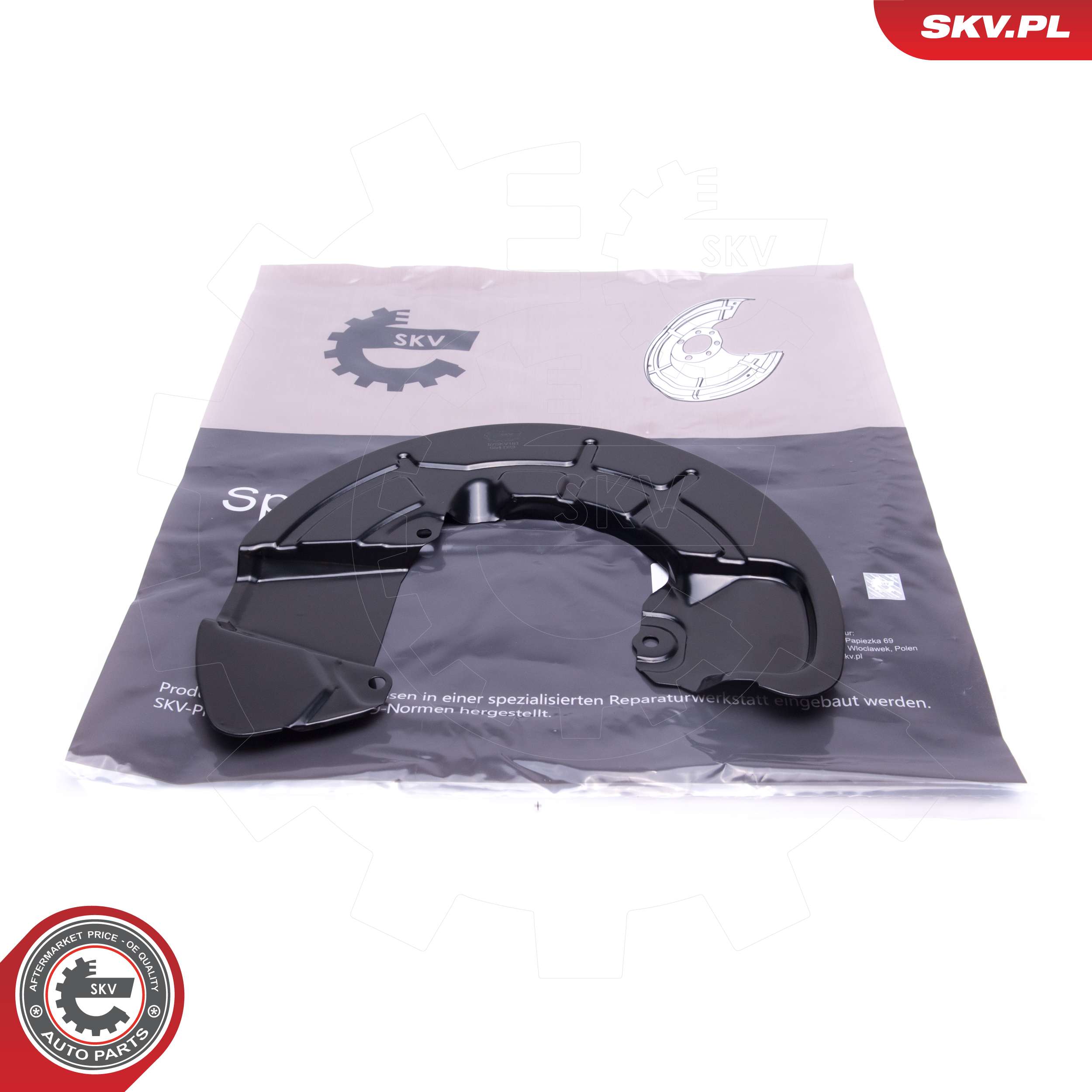 Splash Guard, brake disc  Art. 57SKV180