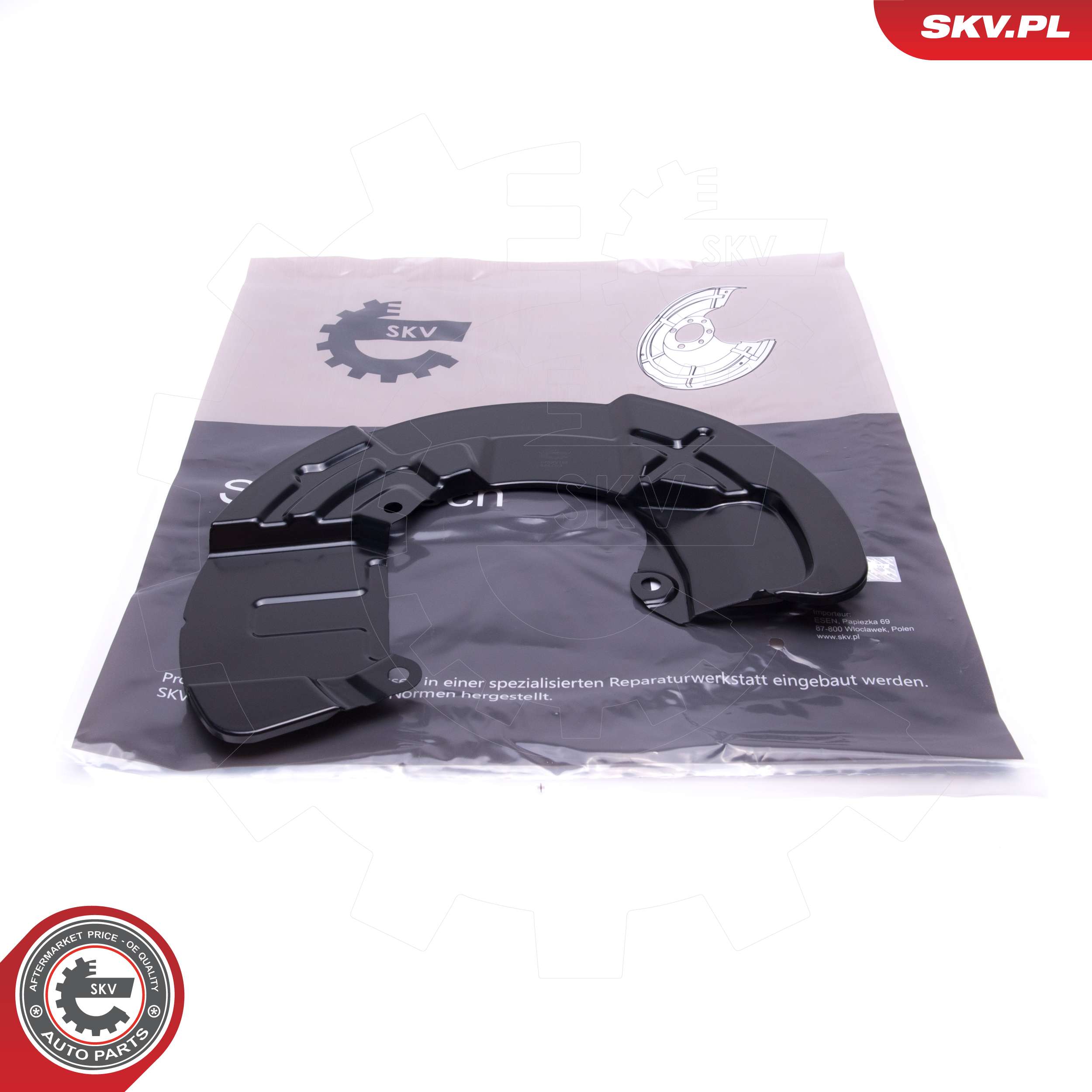 Splash Guard, brake disc  Art. 57SKV182