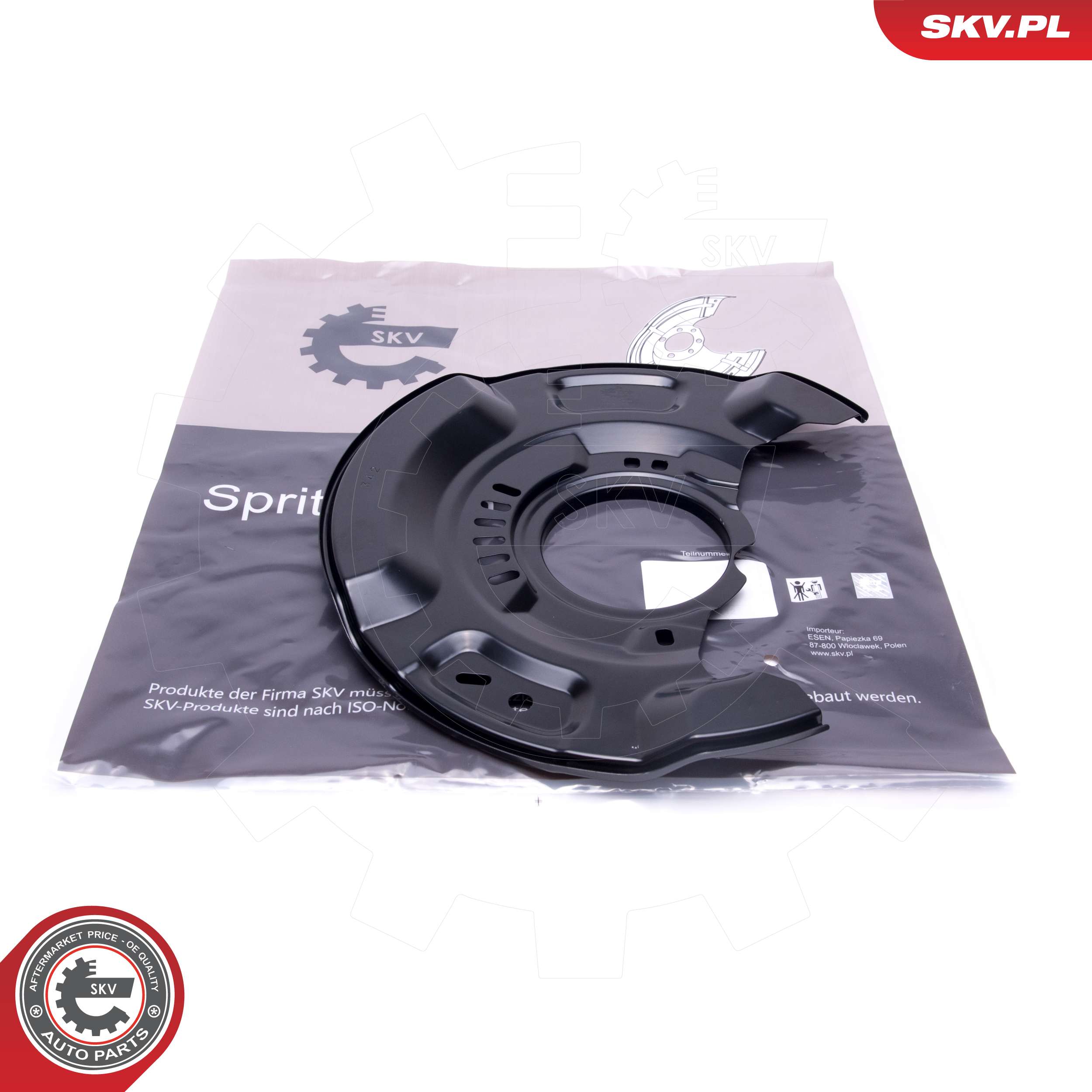 Splash Guard, brake disc  Art. 57SKV198