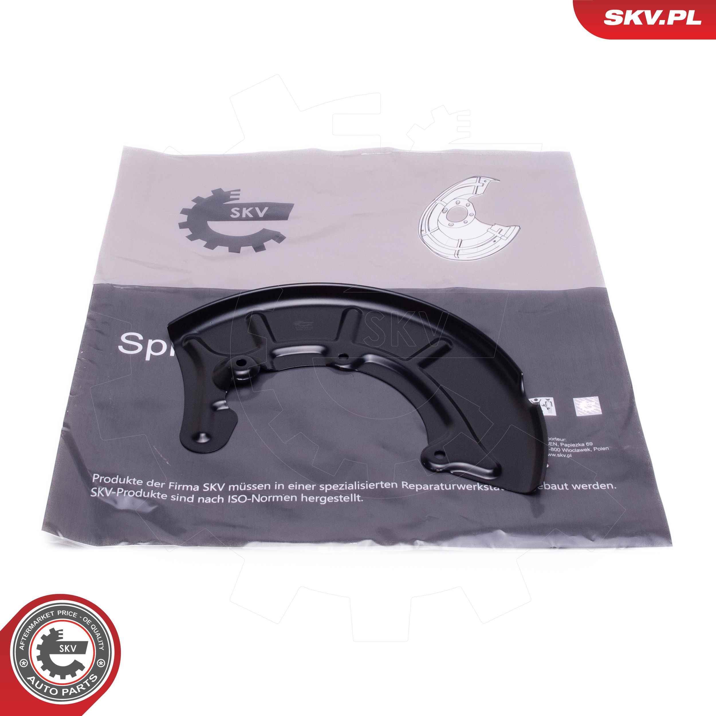 Splash Guard, brake disc  Art. 57SKV213