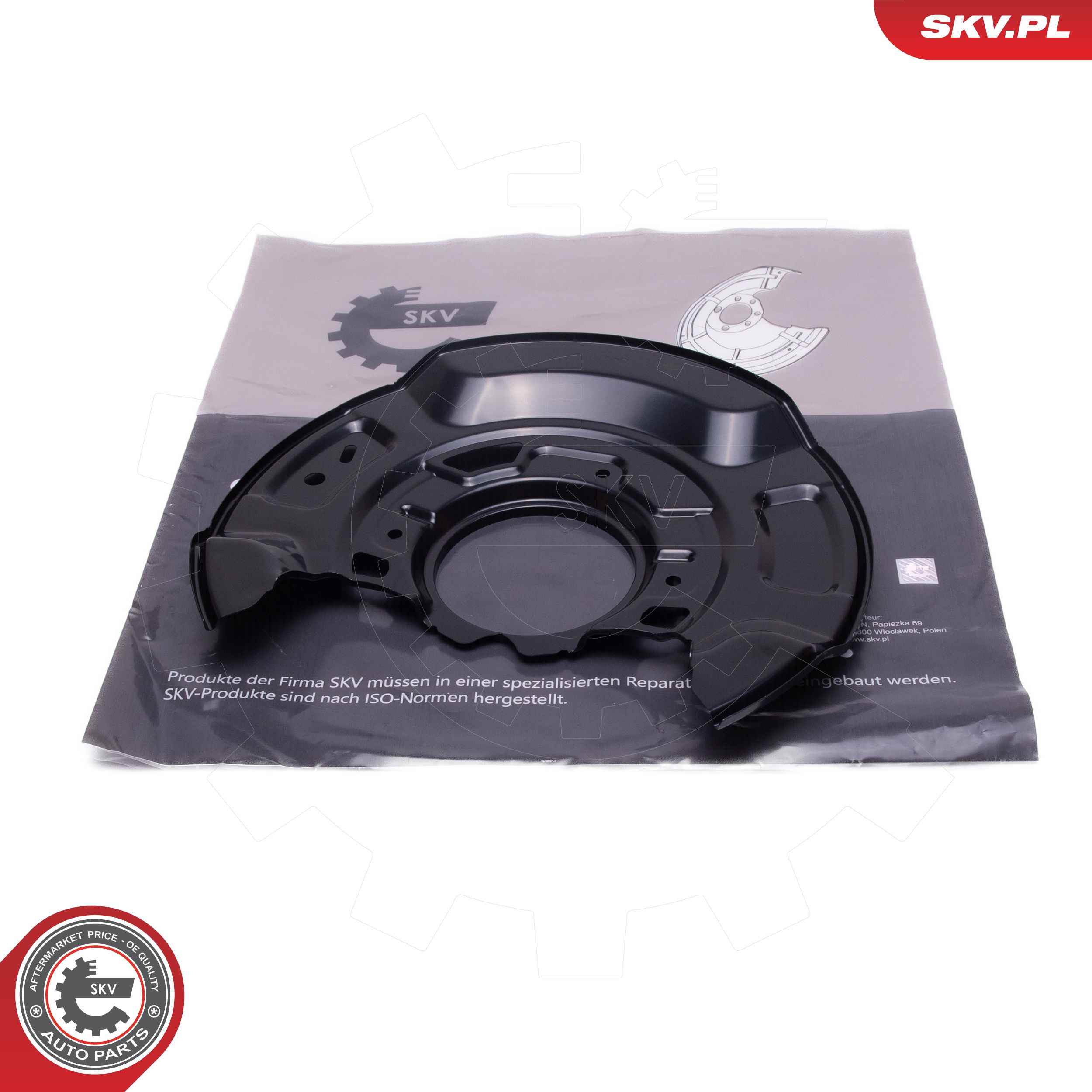 Splash Guard, brake disc  Art. 57SKV224