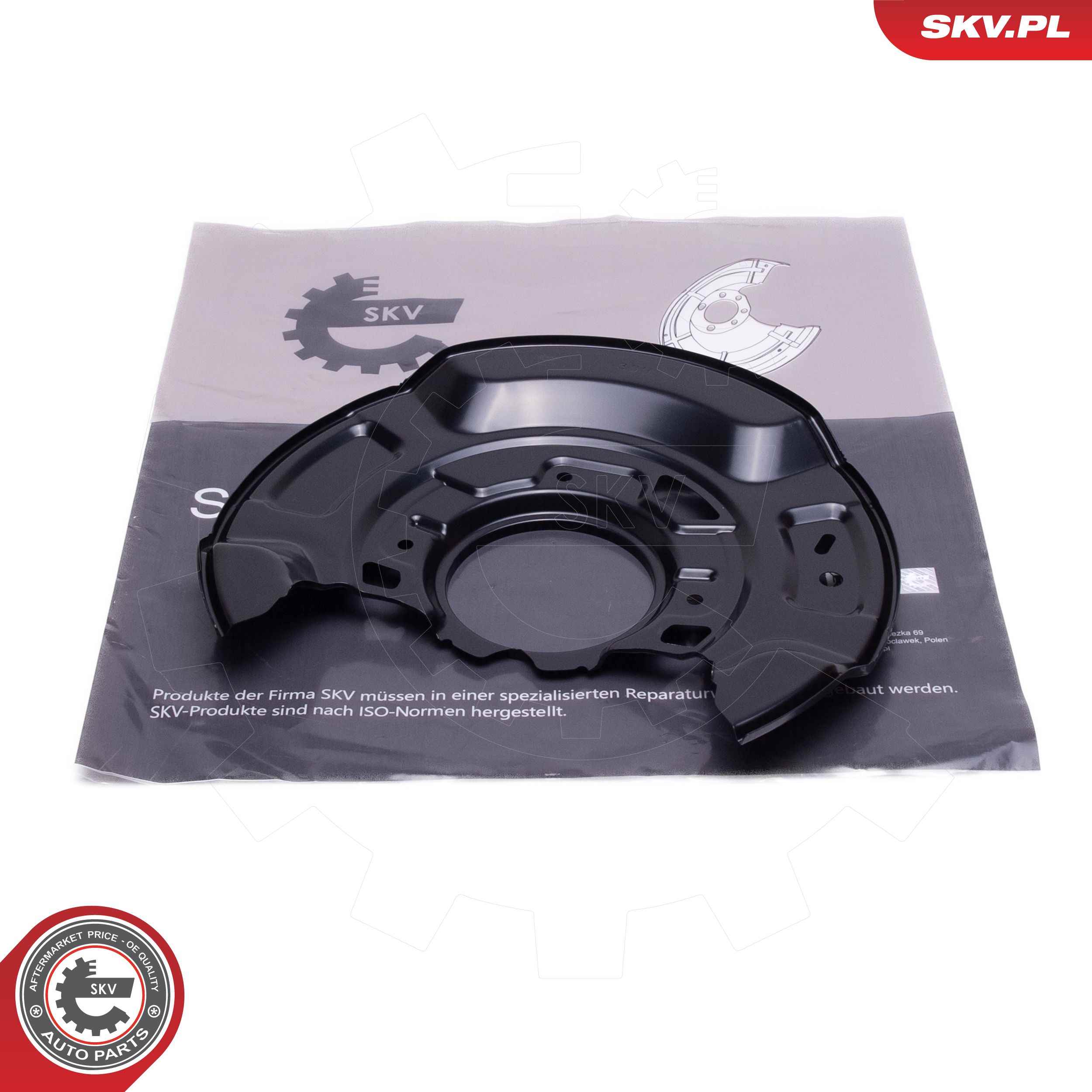 Splash Guard, brake disc  Art. 57SKV225