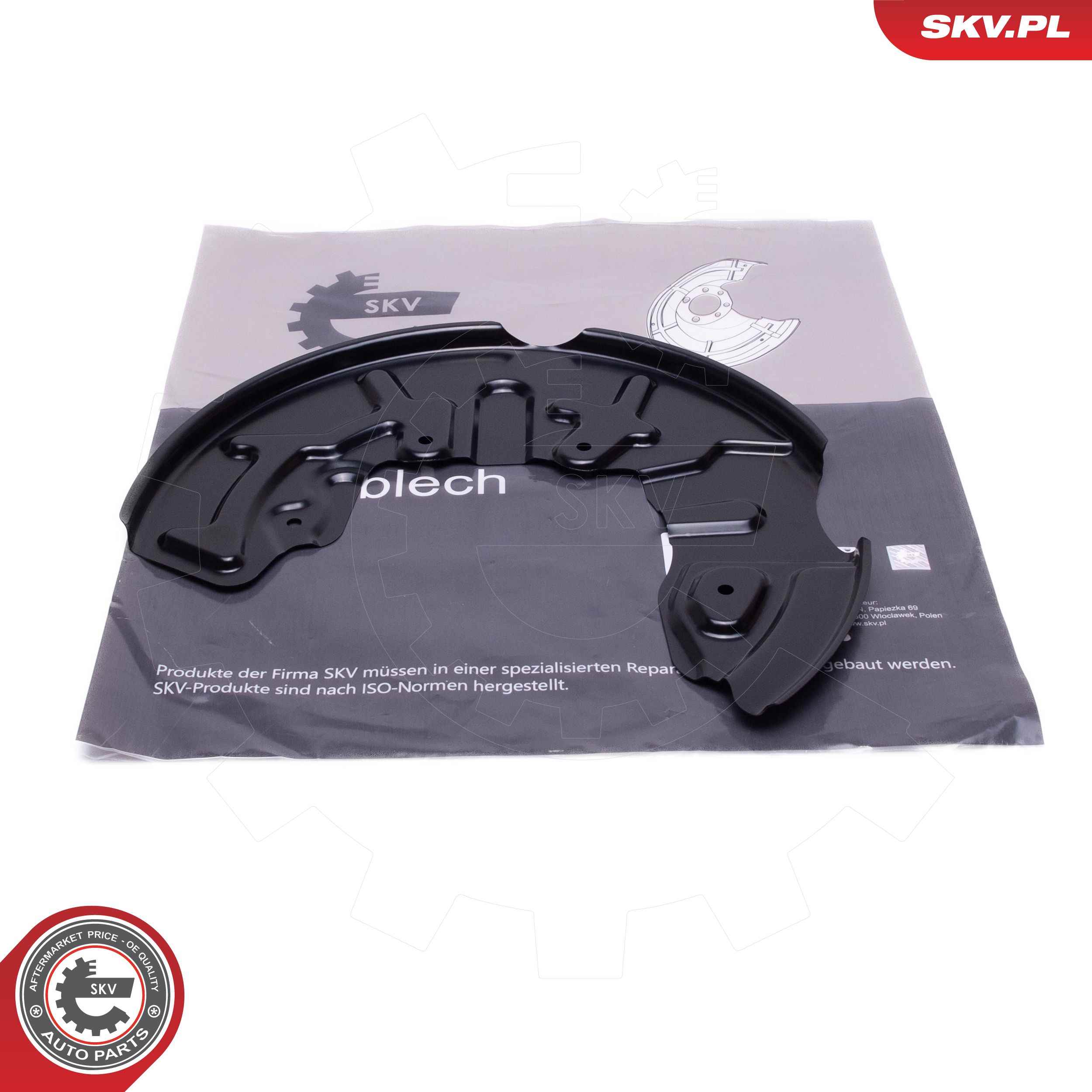 Splash Guard, brake disc  Art. 57SKV254