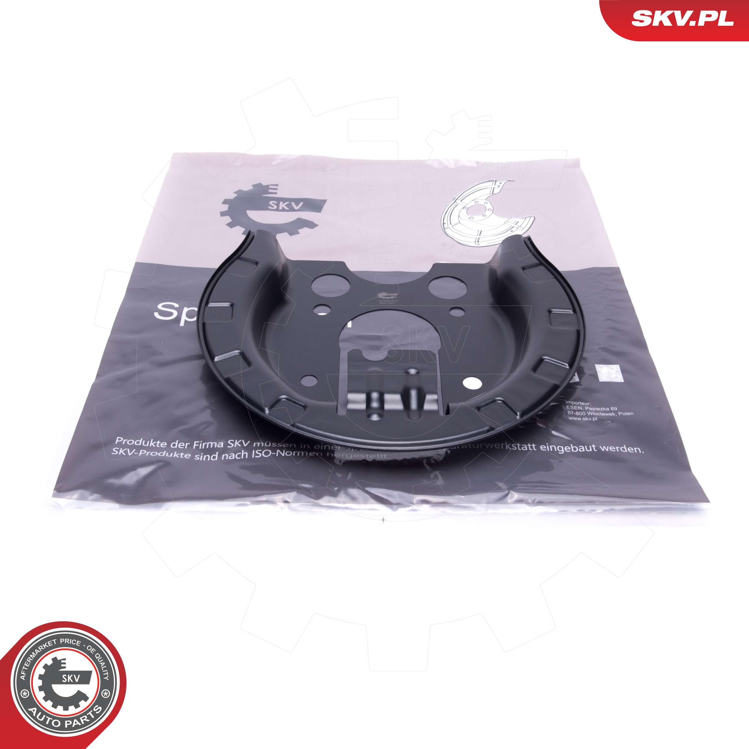 Splash Guard, brake disc  Art. 57SKV516