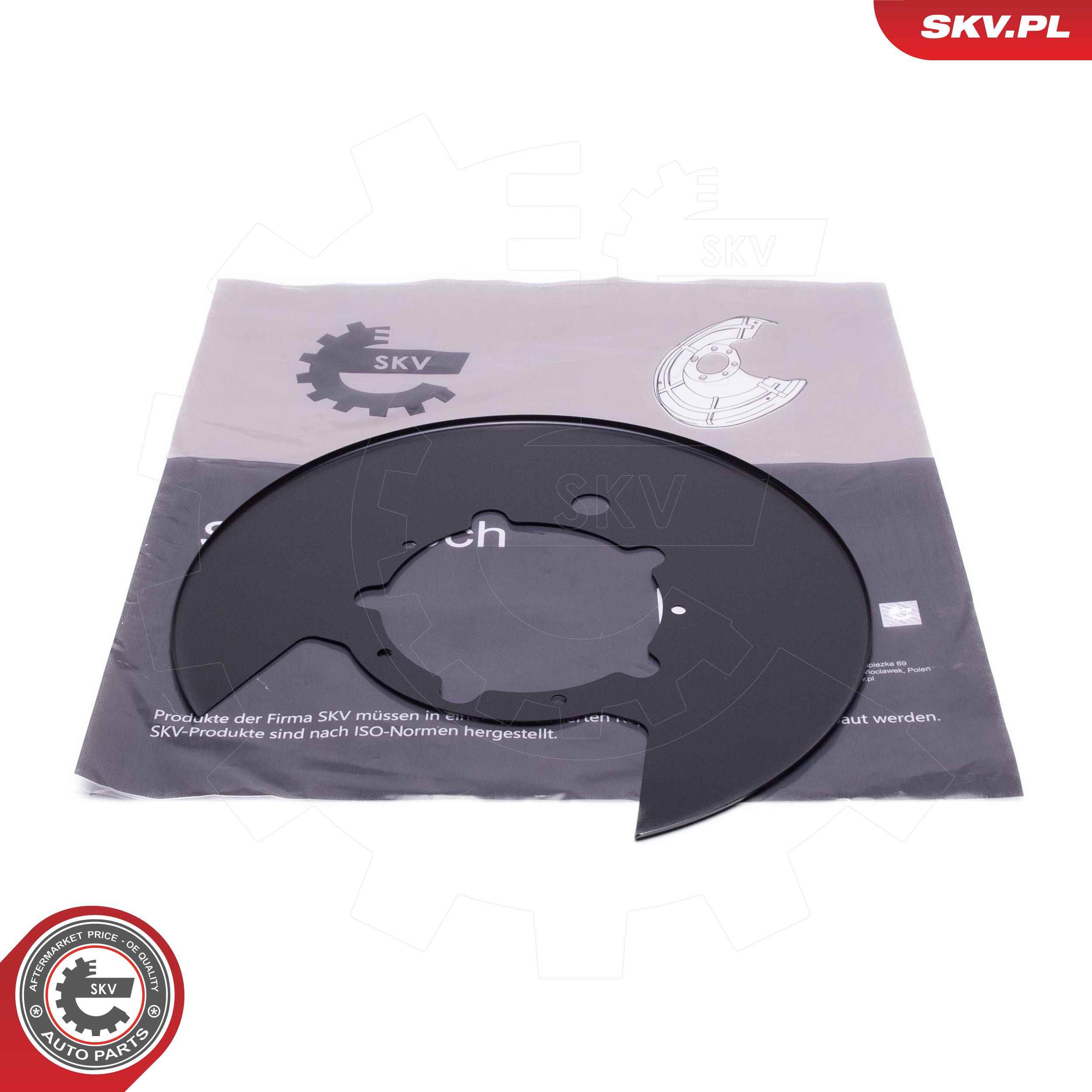 Splash Guard, brake disc  Art. 57SKV525