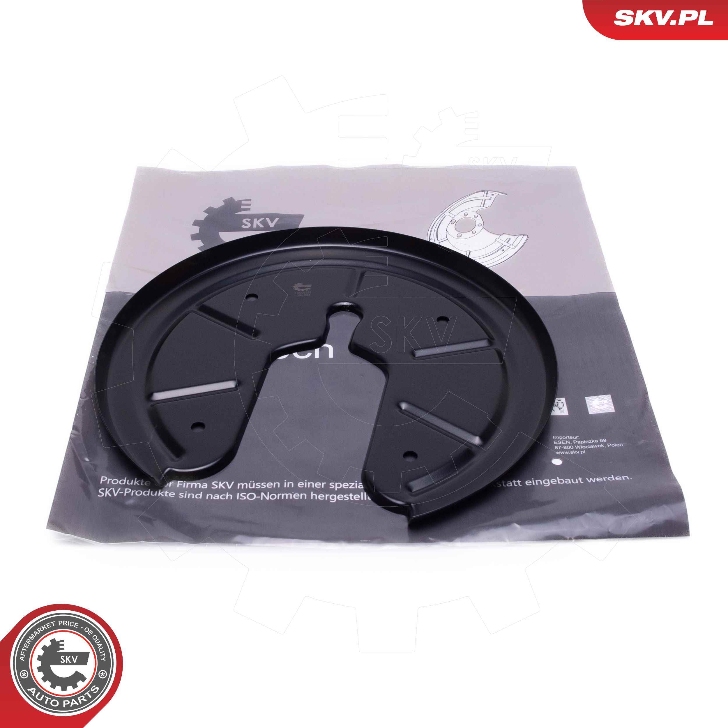 Splash Guard, brake disc  Art. 57SKV528