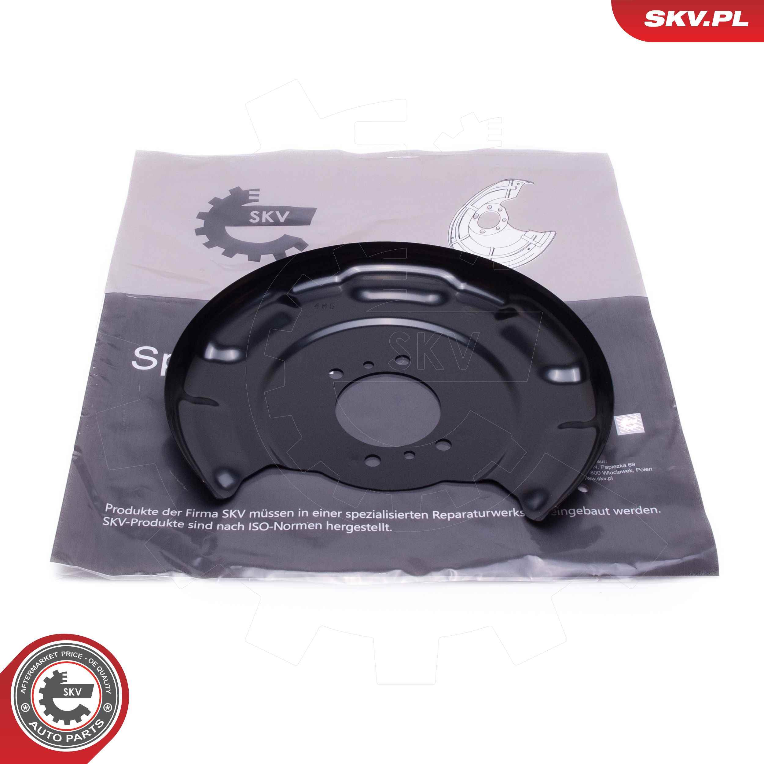 Splash Guard, brake disc  Art. 57SKV735