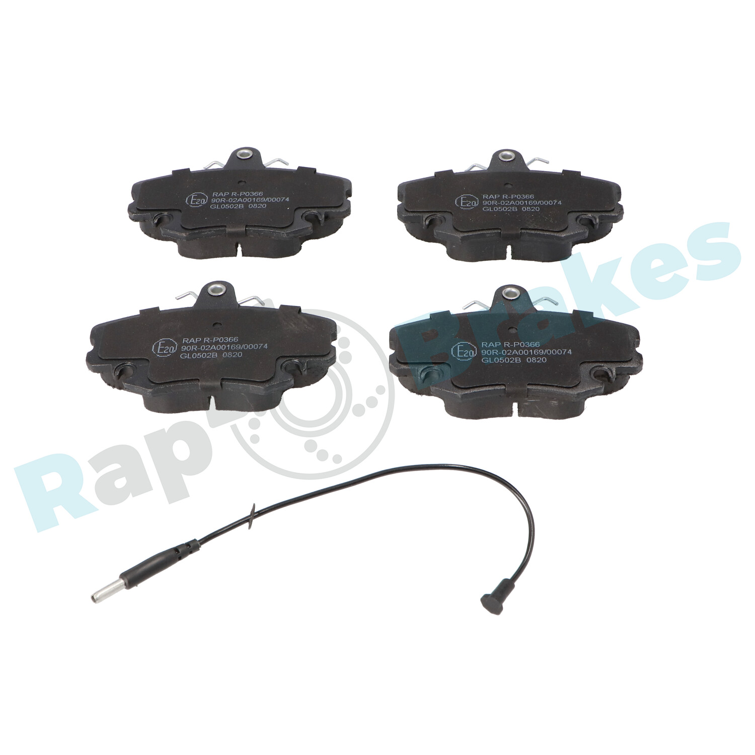 Brake pad, disc brake  Art. RP0366