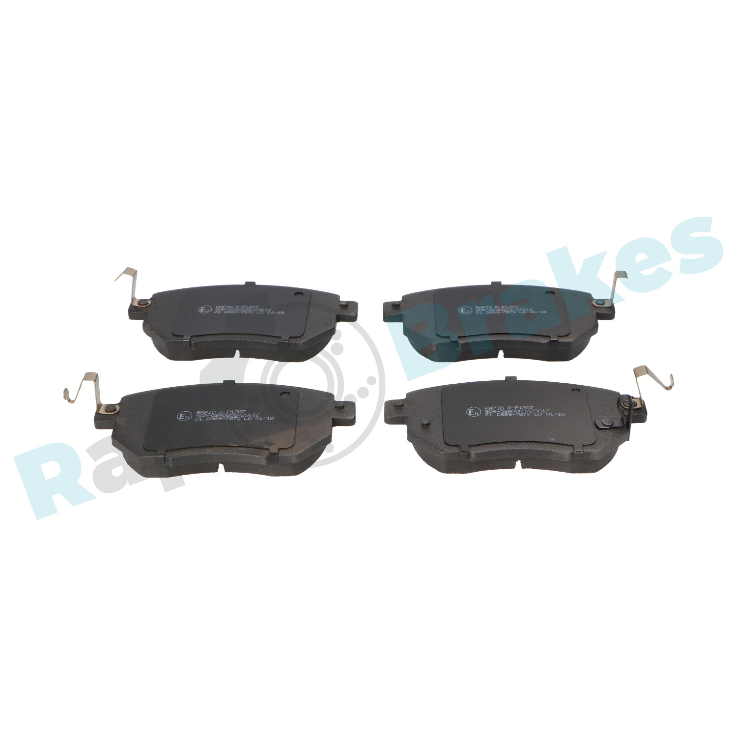 Brake pad, disc brake  Art. RP1207