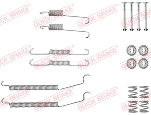 Accessory Kit, brake shoes (Rear axle)  Art. 1050039