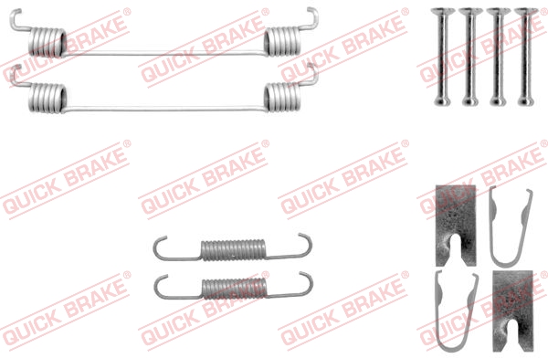 Accessory Kit, brake shoes (Rear axle)  Art. 1050042