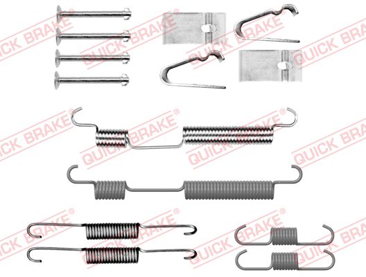 Accessory Kit, brake shoes (Rear axle)  Art. 1050054