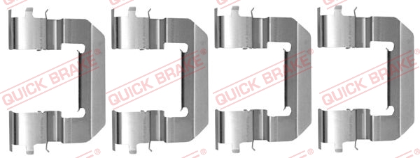 Accessory Kit, disc brake pad (Front axle)  Art. 1090014