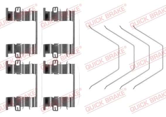 Accessory Kit, disc brake pad (Front axle)  Art. 1090016