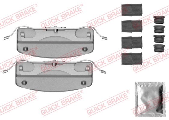 Accessory Kit, disc brake pad (Front axle)  Art. 1090041