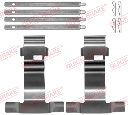 Accessory Kit, disc brake pad (Front axle)  Art. 1090043