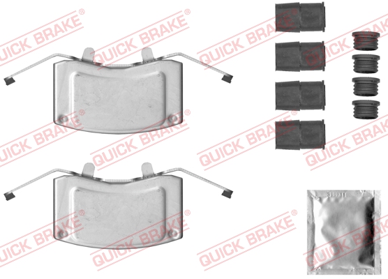 Accessory Kit, disc brake pad (Front axle)  Art. 1090051