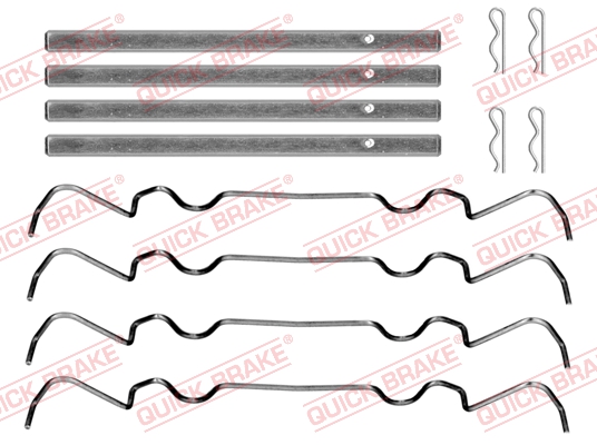 Accessory Kit, disc brake pad (Front axle, left)  Art. 1090069