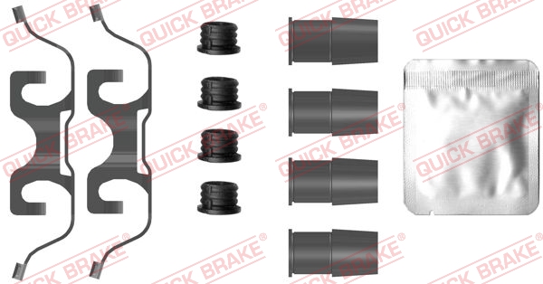 Accessory Kit, disc brake pad (Rear axle)  Art. 1090085