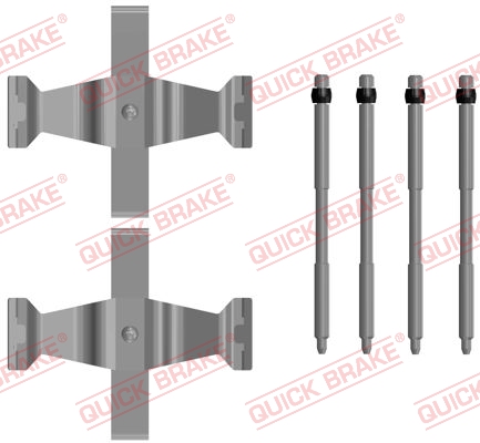 Accessory Kit, disc brake pad (Rear axle)  Art. 1090109