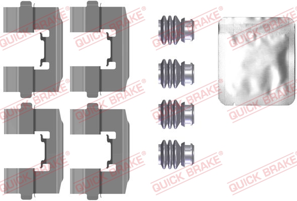 Accessory Kit, disc brake pad (Front axle)  Art. 1090115