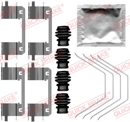 Accessory Kit, disc brake pad (Front axle)  Art. 1090141