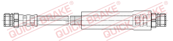 Brake Hose (Both sides, Rear axle)  Art. 22315