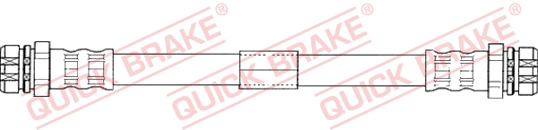 Brake Hose (Rear axle, both sides)  Art. 22316