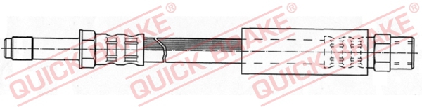 Brake Hose (Rear axle, Brake caliper)  Art. 32327