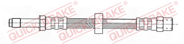 Brake Hose (Front axle, right, Front axle, left)  Art. 32333