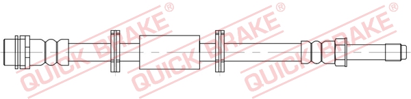 Brake Hose (Outer, Rear axle)  Art. 32826