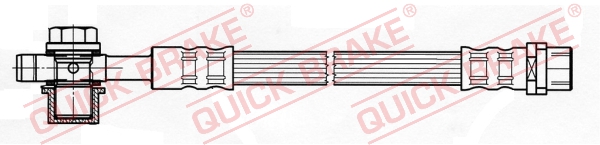 Brake Hose (Rear axle)  Art. 50041X