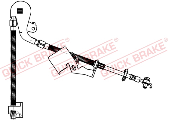 Brake Hose (Right, Front axle)  Art. 50704X