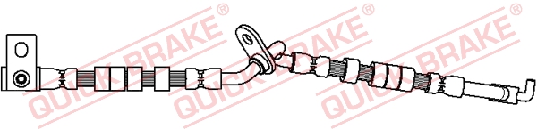 Brake Hose (Forward, left)  Art. 58801