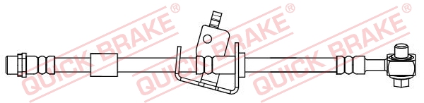 Brake Hose (Back, left)  Art. 58855X