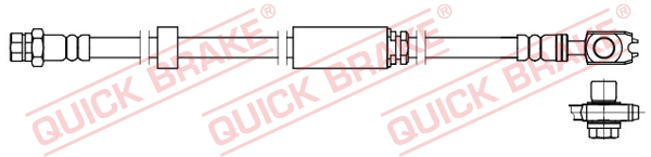 Brake Hose (front axle both sides)  Art. 58871X