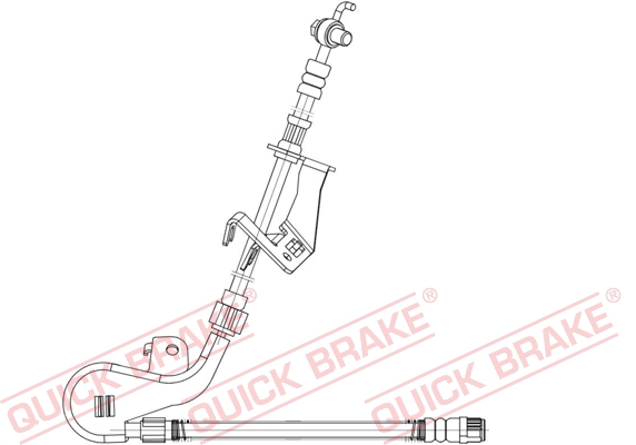 Brake Hose (Front axle, right)  Art. 58875X