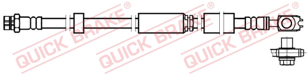 Brake Hose (Front axle)  Art. 58892X