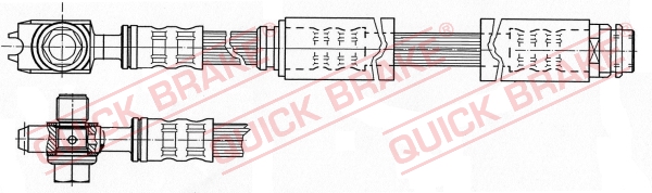 Brake Hose (Front axle)  Art. 58962X