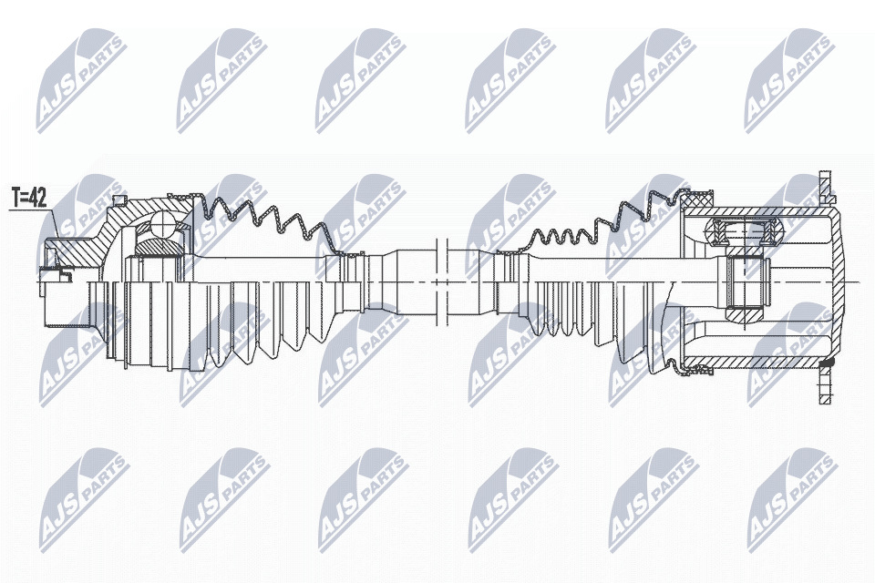 Drive Shaft  Art. NPWAU037