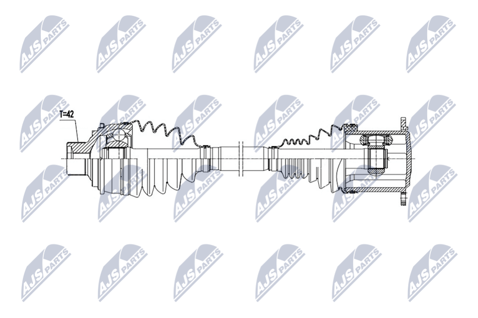 Drive Shaft  Art. NPWAU073