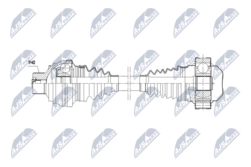 Drive Shaft  Art. NPWAU082