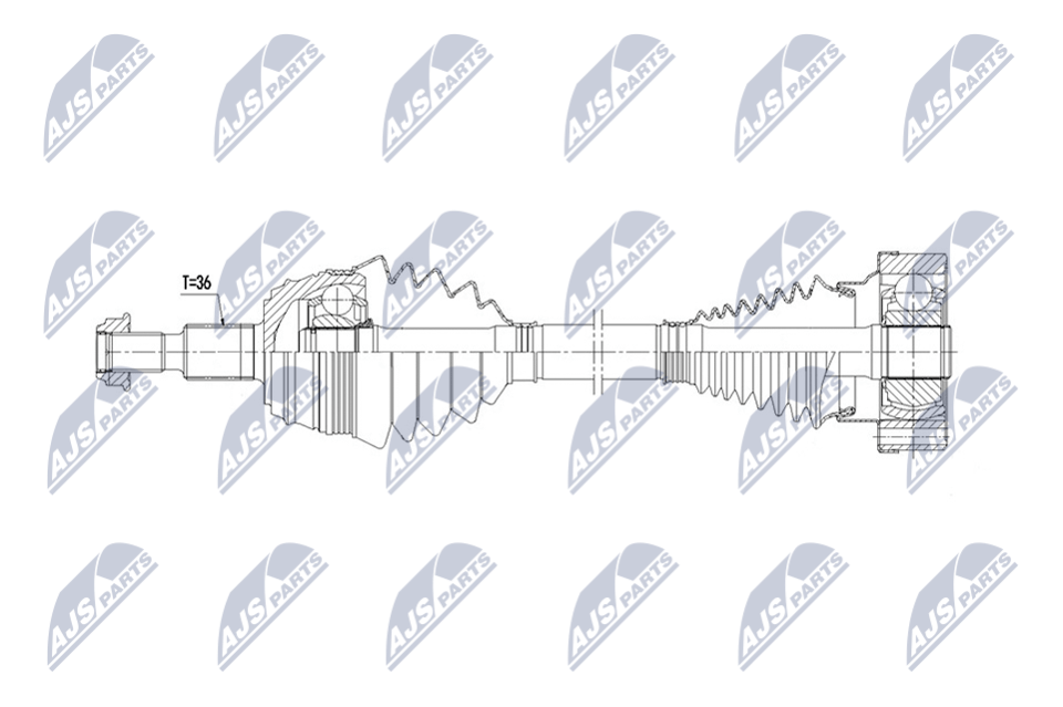 Drive Shaft  Art. NPWAU088