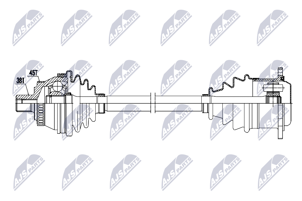 Drive Shaft  Art. NPWAU092