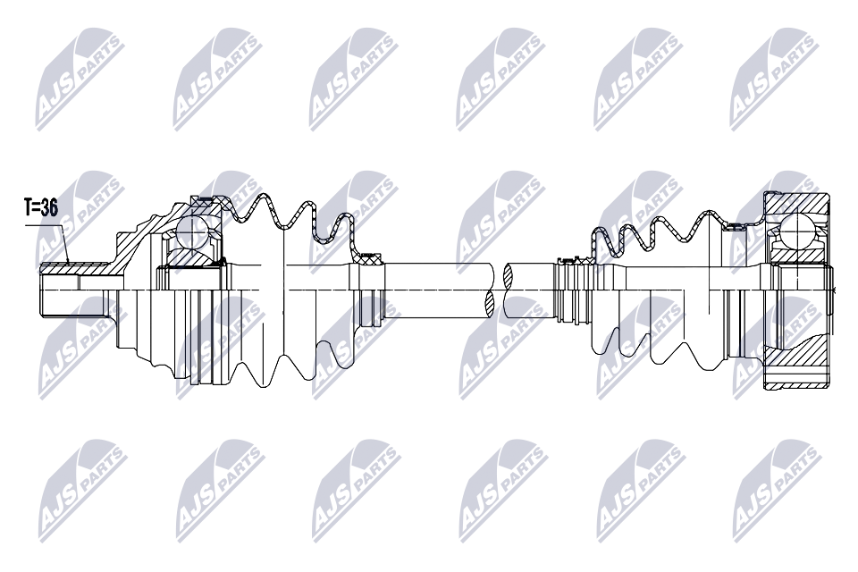 Drive Shaft  Art. NPWAU104