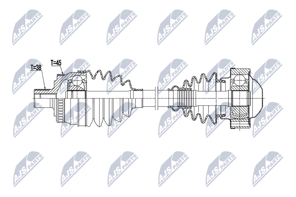 Drive Shaft  Art. NPWAU109