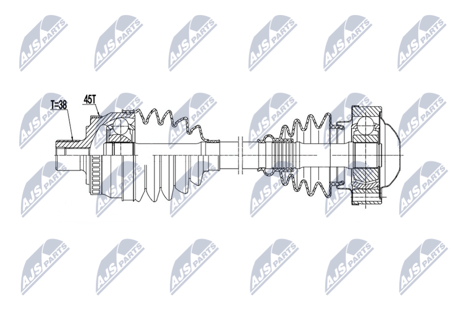 Drive Shaft  Art. NPWAU110