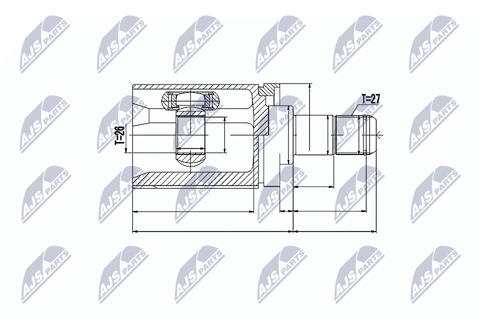 Joint Kit, drive shaft  Art. NPWBM017