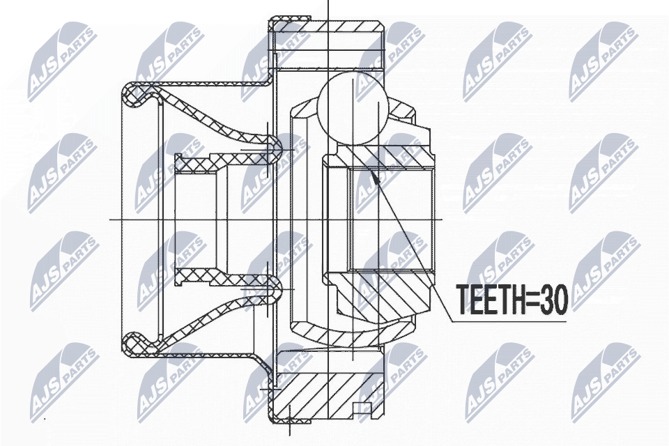 Joint, propshaft  Art. NPWBM072