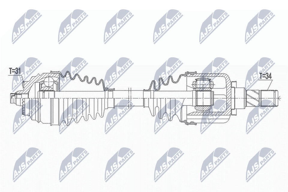 Drive Shaft  Art. NPWBM164